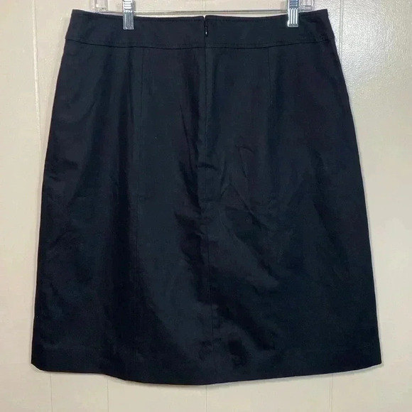 Talbots Black A-Line School Girl, Pleated MIDI Length Skirt in Size 10. - Picture 2 of 10